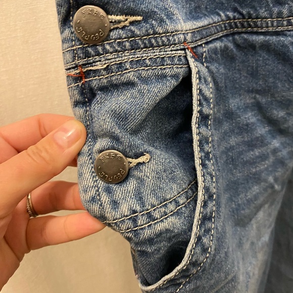 We the free ziggy denim overalls - Picture 3 of 6